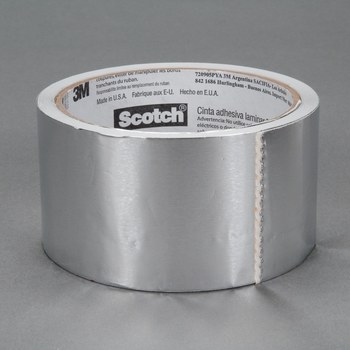 3M Scotch 3311 Cinta de aluminio - 60 pulg. Anchura x 600 yd Longitud - 3.6 mil espesor total - 58757