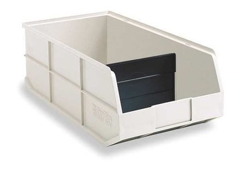 Imagen de Akro-mils Akrobin 1800 60 lb Beige Polímero de grado industrial Apilado Contenedor de almacenamiento (Imagen principal del producto)