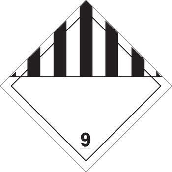 Imágen de Brady B-120 Poliéster reforzado con fibra de vidrio Cuadrado Blanco Inglés Letrero de anuncio para camión 63434 (Imagen principal del producto)