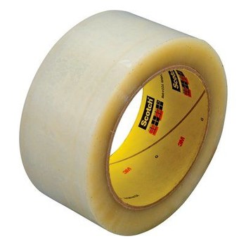 3M Scotch 355 Transparente Cinta de sellado de cajas - 72 mm Anchura x 50 m Longitud - 3.4 mil Espesor - 68751