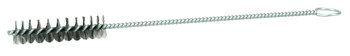 Weiler Acero inoxidable Espiral simple Cepillo en tubo - 8 pulg. longitud - Diámetro 1/2 pulg. - Diámetro de la cerda 0.006 pulg. - 21105