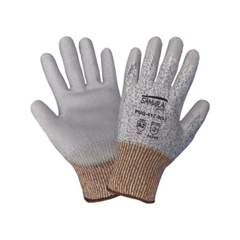 Global Glove Samurai Glove Tuffalene Sal y pimienta Grande Tuffalene UHMWPE Tuffalene UHMWPE Guantes resistentes a cortes - acabado Liso - pug-417 lg