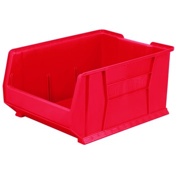 Imagen de Akro-mils Akrobin 300 lb Rojo Polímero de grado industrial Apilado Contenedor de almacenamiento (Imagen principal del producto)