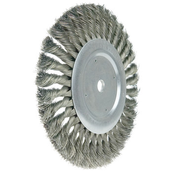 Weiler Vortec Pro 36279 Cepillo de rueda - Anudado - Torsión estándar Acero cerda
