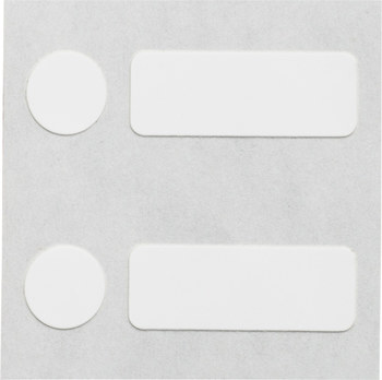 Brady BradyJet J20-249-7425J Rollo de etiquetas imprimibles de inyección de tinta - 1 pulg. x 0.375 pulg. - Polipropileno - Blanco - B-7425J