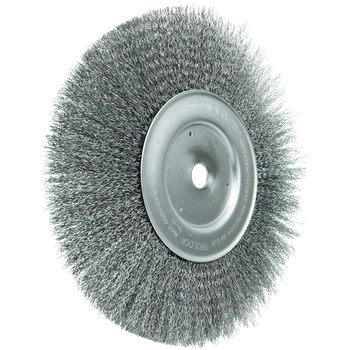 Weiler 01258 Cepillo de rueda - Rizado Acero cerda