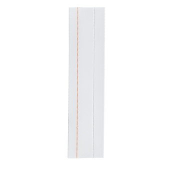 Brady BradyGrip M4C-250-414 Etiquetas de impresión en gancho - 0.25 pulg. x 12 pies - Poliéster - Negro sobre blanco - B-414