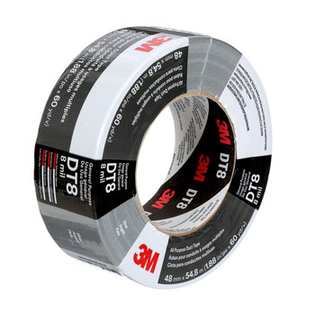 3M DT8 Plateado Cinta para ductos - 1.88 pulg. Anchura x 60 yd Longitud - 8 mil Espesor - 17225
