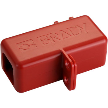 Brady BatteryBlock Dispositivo de bloqueo de cable LOTO-100 - Rojo - 63038