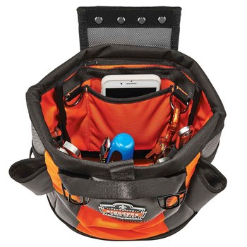 Ergodyne Arsenal 5527 Portaherramientas 13627 - 6 pulg. x 10 pulg. - Poliéster - Naranja