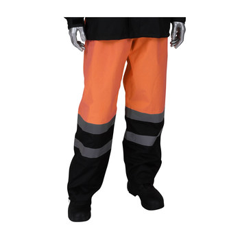 PIP Viz 353-1202 Pantalones de lluvia 353-1202OR-S/M - tamaño Pequeño/Mediano - Negro/Naranja - 25957