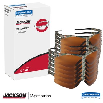 Ansell KleenGuard V30 Policarbonato Lentes de seguridad estándar lente Bronce - Marco envolvente - 761445-00444