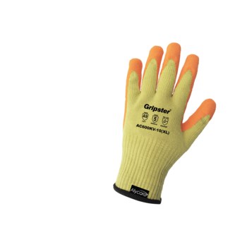 Global Glove Gripster AC600KV Amarillo Grande Aralene Guantes resistentes a cortes - 816368-02689