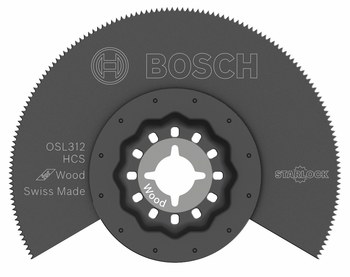 Imágen de Cuchilla oscilante Starlock OSL312 de Acero con alto contenido en carbono 3-1/2 pulg. por de Bosch (Imagen principal del producto)