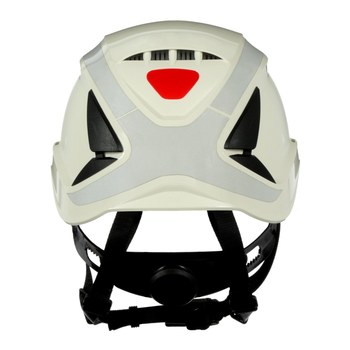 3M SecureFit X5000 X5001VX-ANSI Blanco Plástico Casco - Suspensión 6 puntos - Ajuste Trinquete - 076308-94291