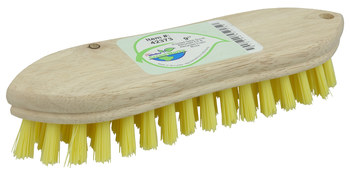 Weiler Green Works 423 Cepillo de limpieza - Plástico reciclado - 9 pulg. - Amarillo - 42373