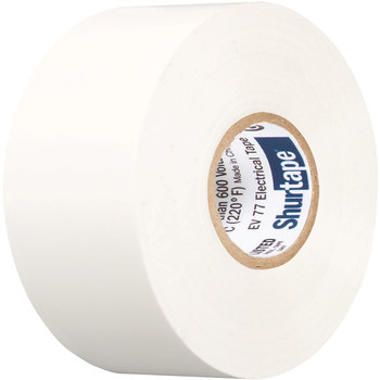 Shurtape Blanco Cinta eléctrica - 3/4 pulg. Anchura x 66 pies Longitud - 7.0 mil Espesor - shurtape 104698