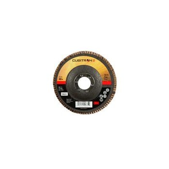 3M Cubitron II Tipo 27 - Óxido de aluminio cerámico - 4 1/2 pulg. - 40+ - Grueso - 55635