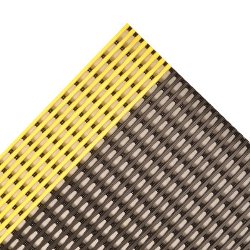 Imágen de Notrax Safety Grid 531 Negro/Amarillo Interior PVC Tapete para pisos en condición de humedad (Imagen principal del producto)