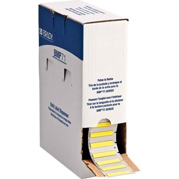 Imágen de Brady PermaSleeve Amarillo Transferencia térmica BM-187-175-342-YL Etiquetas termorretráctiles para cables y alambres (Imagen principal del producto)