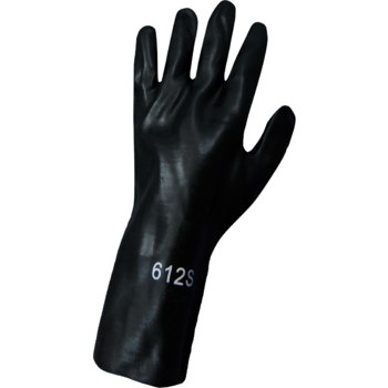 Global Glove S612 Negro XL PVC Guantes resistentes a productos químicos - acabado Liso - Longitud 12 pulg. - 612s lg