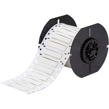 Brady PermaSleeve B33D-250-2-344 Funda de impresora troquelada - 2 pulg. x 0.439 pulg. - Blanco - B-344