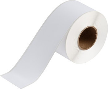 Brady BradyJet J20C-2250-2569 Rollo de etiquetas imprimibles de inyección de tinta - 2.25 pulg. x 100 pies - Poliéster - Blanco - B-2569
