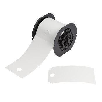 Imágen de Brady Blanco Exterior Poliéster Transferencia térmica B30-255-851-WHT Etiquetas predimensionadas para impresoras (Imagen principal del producto)