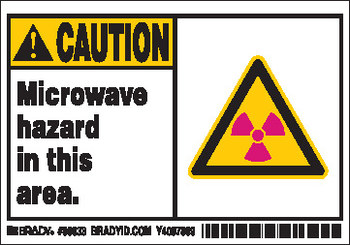 Imágen de Brady Poliéster 86833 Etiqueta de peligro de radiación (Imagen principal del producto)