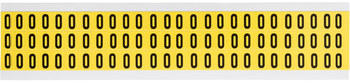 Imágen de Brady Serie 34 Negro sobre amarillo Interior Paño de vinilo Serie 34 Número 3410-0 Etiqueta de número (Imagen principal del producto)
