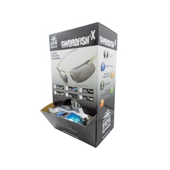 Global Glove SwordfishX Lentes de seguridad lente Espejo de plata - Medio marco - 816368-02761