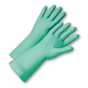 Imágen de West Chester 52N100 Verde 9 Nitrilo No compatible Guantes resistentes a productos químicos (Imagen principal del producto)