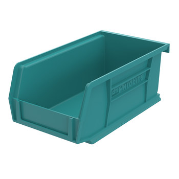 Imagen de Akro-mils Akrobin 10 lb Verde azulado Polímero de grado industrial Colgado/Apilado Contenedor de almacenamiento (Imagen principal del producto)