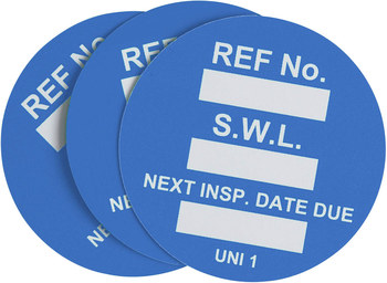 Imágen de Brady Azul UNI-UNI Inserción de etiqueta universal (Imagen principal del producto)