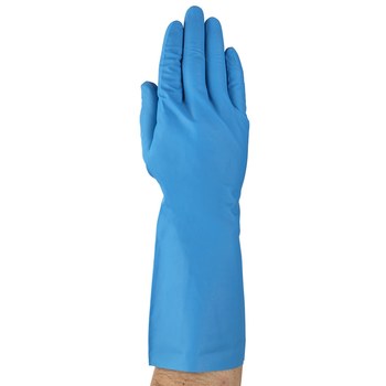 Ansell AlphaTec 37-210 Azul 9 Nitrilo No compatible Guante resistente a productos químicos - Longitud 12.6 pulg. - 076490-84003