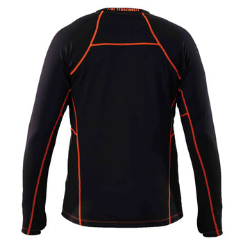 Ergodyne Core Performance Work Wear 6435 Camisa de alta visibilidad 40203 - Mediano - Sintético - Negro