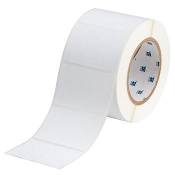 Imágen de Brady Blanco Manipulación evidente Vinilo Transferencia térmica THT-19-351-1 Rollo de etiquetas para impresora de transferencia térmica troquelado (Imagen principal del producto)