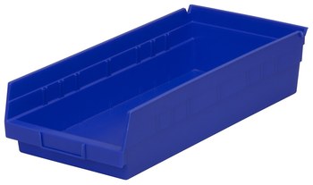 Imagen de Akro-mils 138 cu in Azul Polímero de grado industrial Estante Contenedor de almacenamiento (Imagen principal del producto)