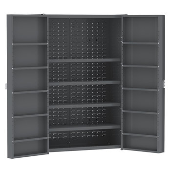 Imagen de Akro-mils HD4824A 2000 lb Gris Revestido en polvo Acero 16 ga No apilable Gabinete para cajas (Imagen principal del producto)