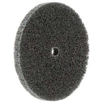 3M Scotch-Brite Rueda unificada cerámica granos precisos suave para desbarbado y acabado PRO - Accesorio Eje - Diámetro 6 pulg. - Agujero Central 1 pulg. - Grosor 1/2 pulg. - 05170