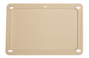 Imágen de Brady Tostado Rectángulo Plástico 87713 Etiqueta en blanco para válvula (Imagen principal del producto)