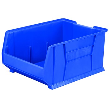 Imagen de Akro-mils Akrobin 300 lb Azul Polímero de grado industrial Apilado Contenedor de almacenamiento (Imagen principal del producto)