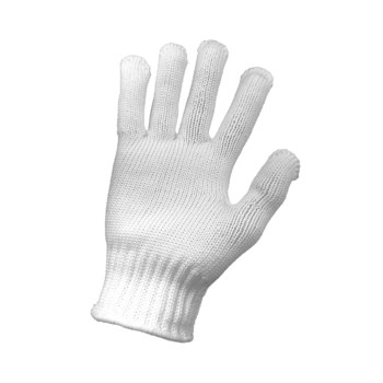 Global Glove N960 Blanco Pequeño Nailon Guantes de inspección - n960 sm