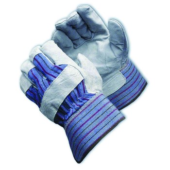 Imágen de PIP 85-7500 Negro/Azul/Gris/Rojo Grande Cuero Dividir Cuero vacuno Cuero Guantes de trabajo (Imagen principal del producto)