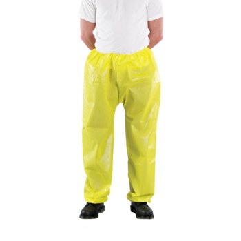 Ansell Microchem 3000 Pantalones para quirófano ‭YE30-W-92-301-04‬ - tamaño Grande - Laminado de película microporosa - Amarillo - 18041