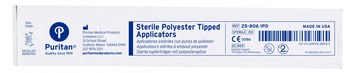 Puritan Aplicador 25-806 1PD - 6 pulg. - Poliestireno - 25-806 1pd