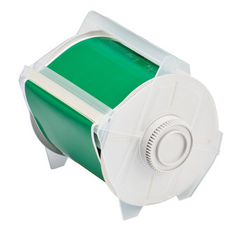 Imágen de Brady Verde Interior/exterior Poliéster Transferencia térmica 76639 Rollo de etiquetas para impresora de transferencia térmica continua (Imagen principal del producto)