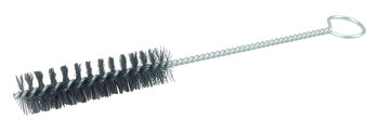 Weiler Nailon Espiral simple Cepillo en tubo - 8.5 pulg. longitud - Diámetro 3/4 pulg. - Diámetro de la cerda 0.012 pulg. - 44112