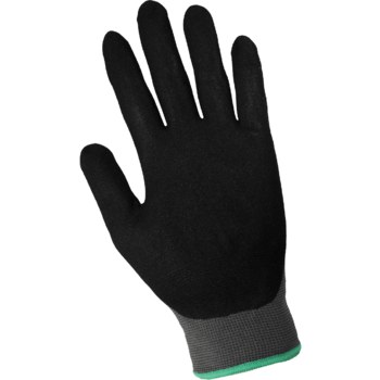 Global Glove Tsunami Grip 500G Negro/Gris 8 Nailon Guantes de trabajo - 500g md
