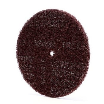 3M Scotch-Brite Óxido de aluminio Disco de desbaste - Mediano grado - Accesorio Eje - Diámetro 8 pulg. - Agujero Central 1/2 pulg. - Peso del contenedor de envío: 3.75 lb - 27746